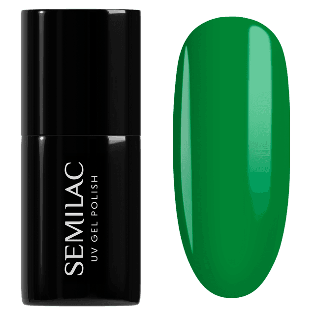 985 Semilac Ημιμόνιμο Βερνίκι Hailey Green 7 ml