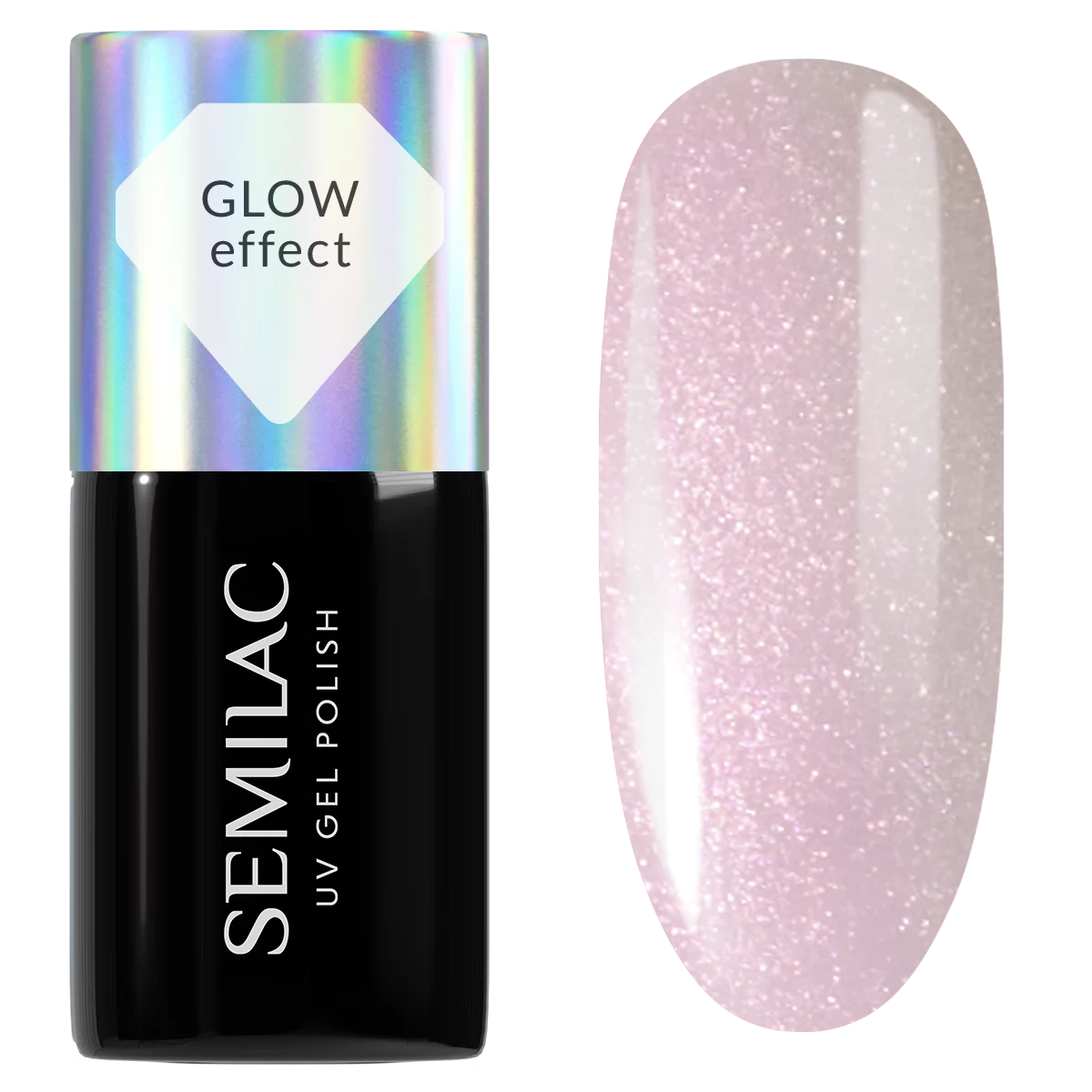 987 Semilac Ημιμόνιμο βερνίκι Cream Pink Glow 7 ml