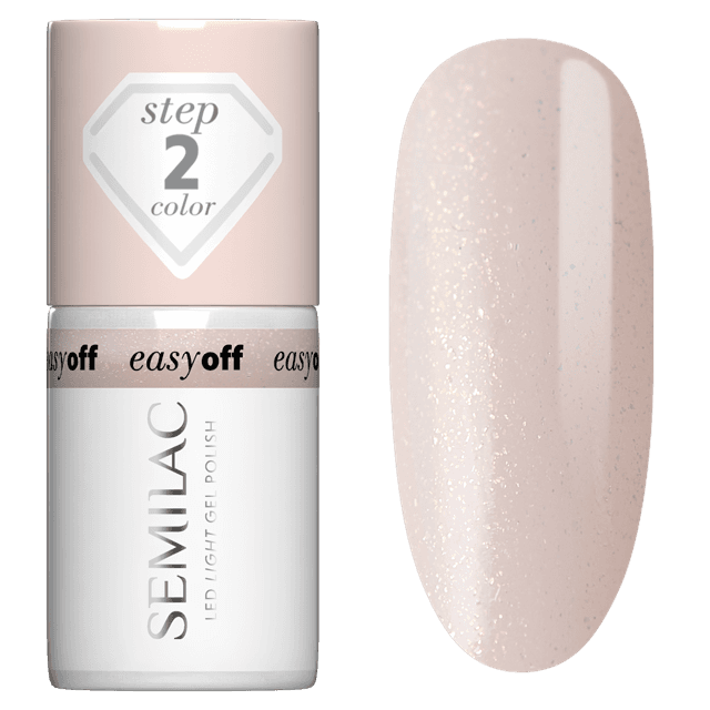 L03 Semilac EASY OFF Βερνίκι νυχιών LED LIGHT Milky Dust 7 ml